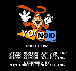 Yo! Noid (USA) Title Screen